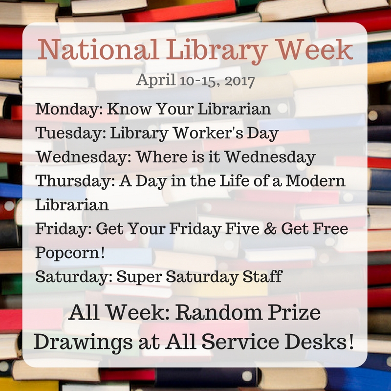 national library week, libraries transform,